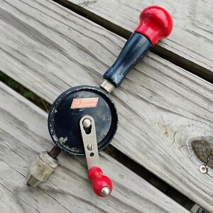 Vintage Stanley‎ Handyman Hy-Lo Hand Crank Drill No. H1220 USA